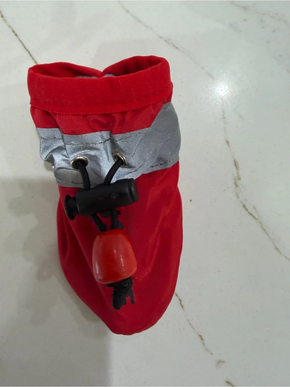 Red Reflective Dog Booties - Non-Slip Paw Protectors